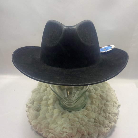 Black Suede Cowboy Hat main image 11